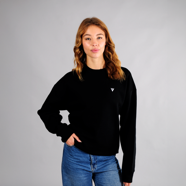 Oversized DS Embroidered Logo Sweatshirt