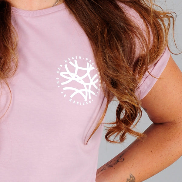 Flow Rolled Sleeve T-Shirt