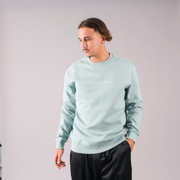 Classic Embroidered Text Sweatshirt