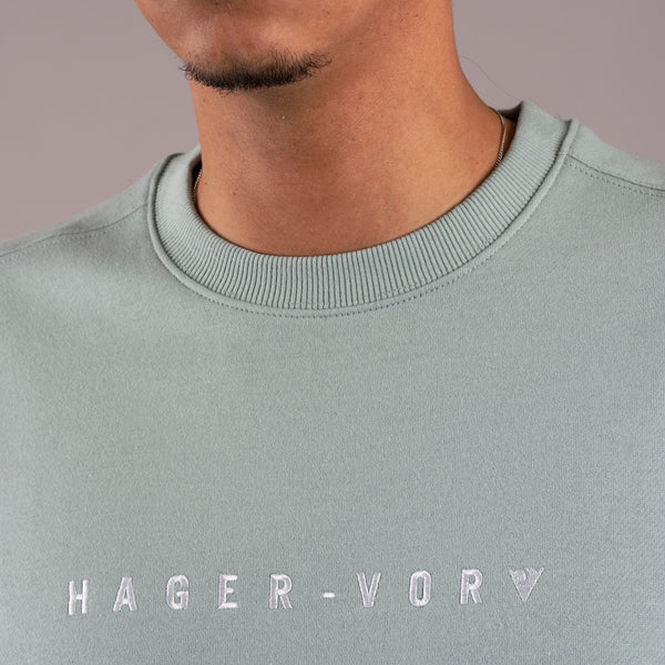 Classic Embroidered Text Sweatshirt
