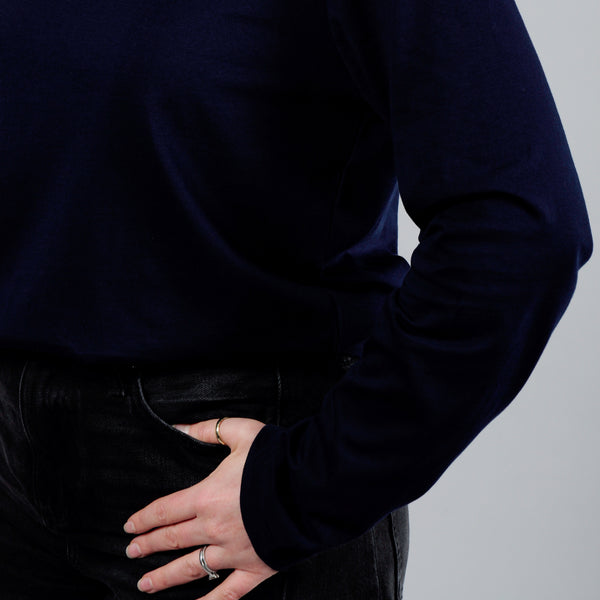 Embroidered Logo Long Sleeved T-Shirt