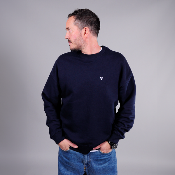 Oversized DS Embroidered Logo Sweatshirt