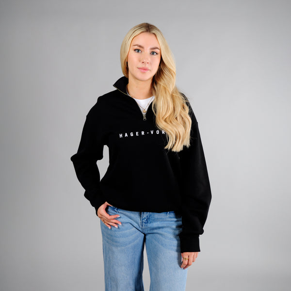 Classic Embroidered 1/4 Zip Sweatshirt