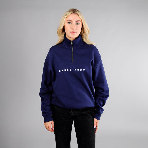 Classic Embroidered 1/4 Zip Sweatshirt