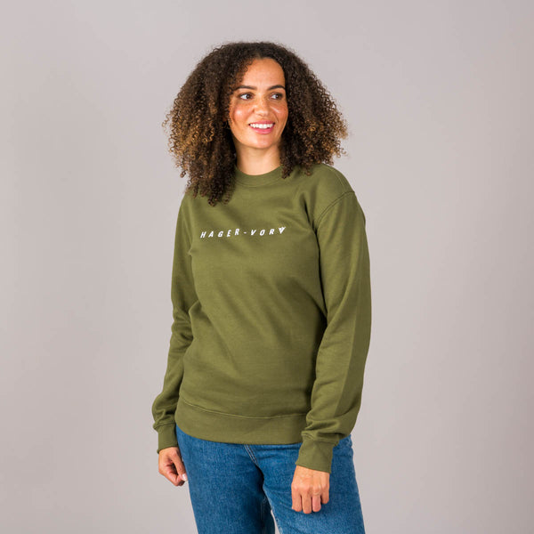 Classic Embroidered Text Sweatshirt