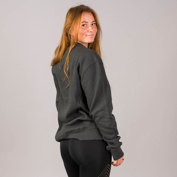 Classic Embroidered Text Sweatshirt