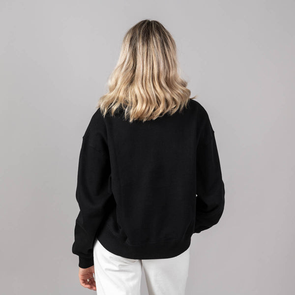 Embroidered Dropped Shoulder Sweatshirt