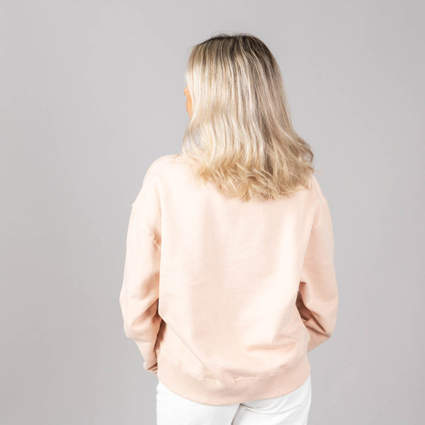 Embroidered Dropped Shoulder Sweatshirt
