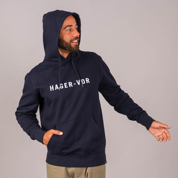 Embroidered Text Hoodie