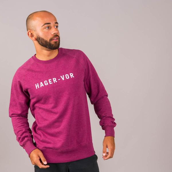 Embroidered Text Recycled Raglan Sweatshirt