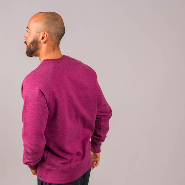 Embroidered Text Recycled Raglan Sweatshirt