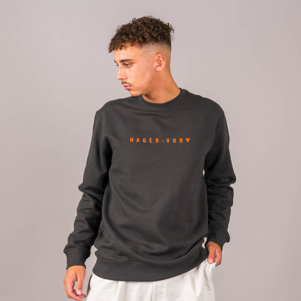 Classic Embroidered Text Sweatshirt