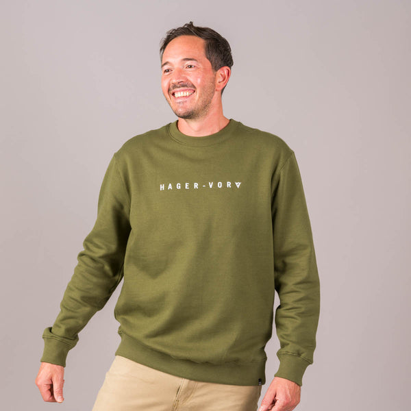 Classic Embroidered Text Sweatshirt