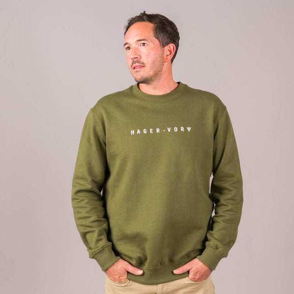 Classic Embroidered Text Sweatshirt