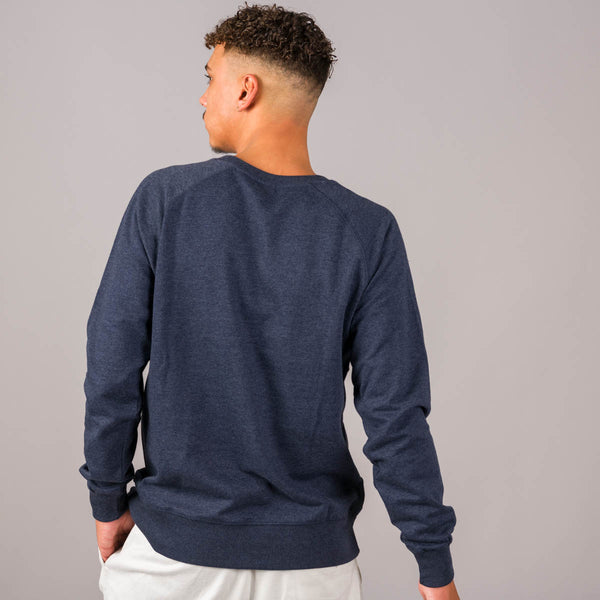 Embroidered Text Recycled Raglan Sweatshirt