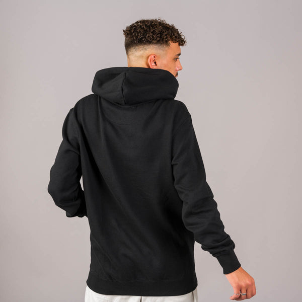 Embroidered Text Hoodie