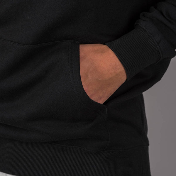 Embroidered Text Hoodie