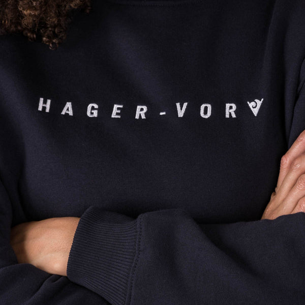 Embroidered Dropped Shoulder Sweatshirt