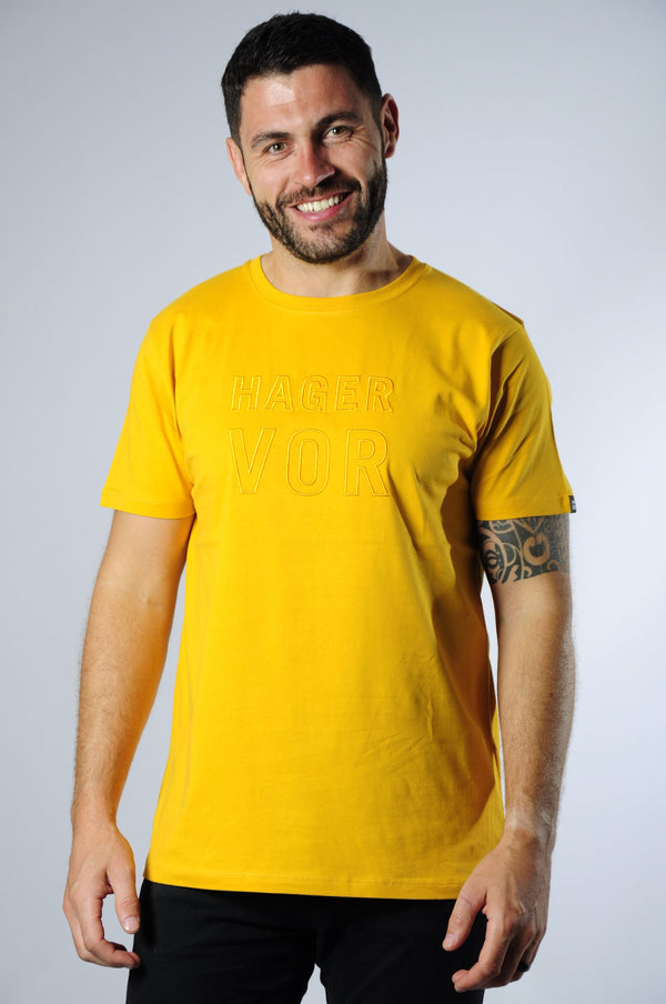 Embroidered Vor Square T-Shirt