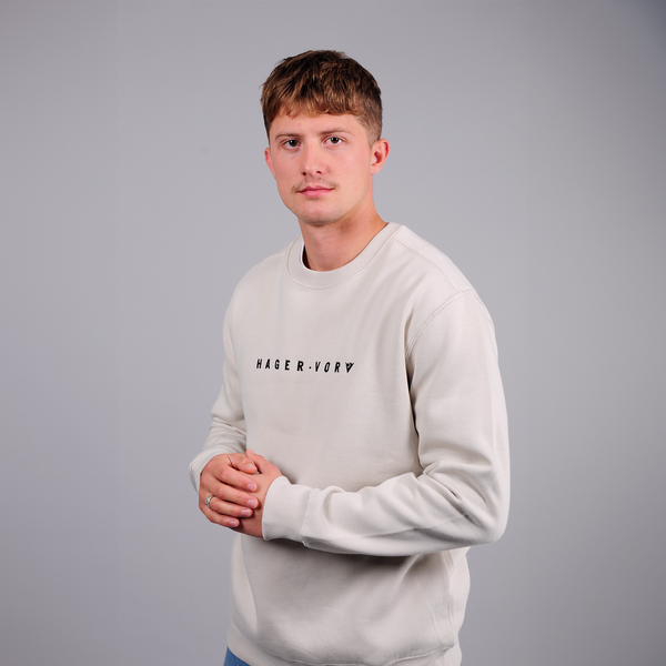 Classic Embroidered Text Sweatshirt