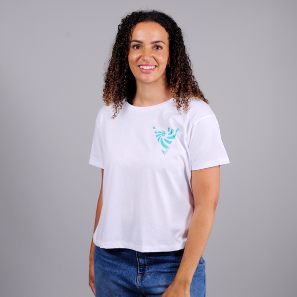 Vee Logo Crop T-Shirt