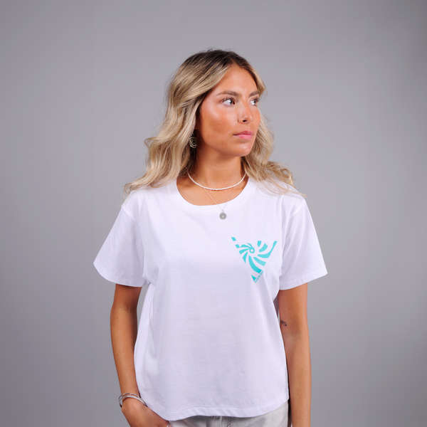 Vee Logo Crop T-Shirt