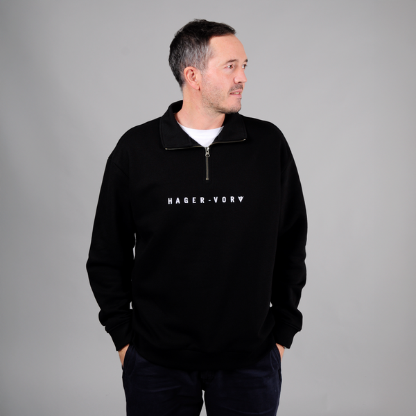 Classic Embroidered 1/4 Zip Sweatshirt