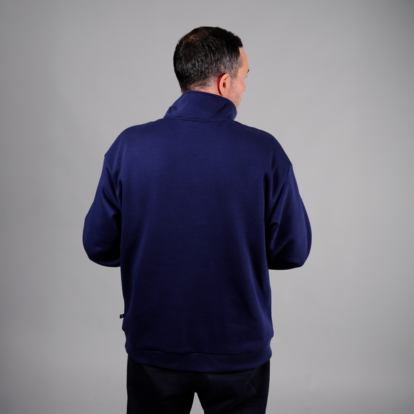 Classic Embroidered 1/4 Zip Sweatshirt