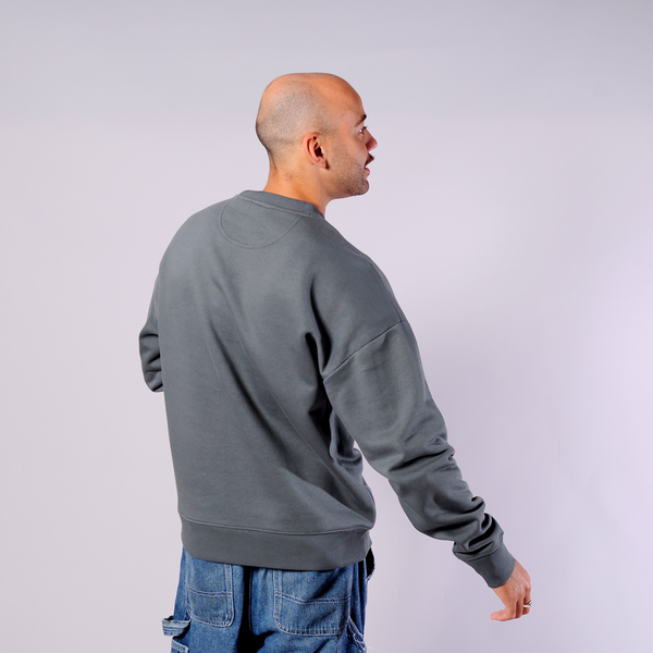 Oversized DS Embroidered Logo Sweatshirt