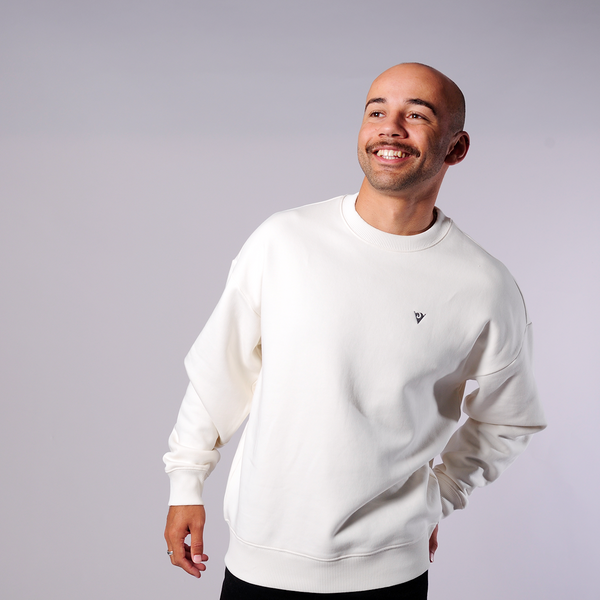 Oversized DS Embroidered Logo Sweatshirt