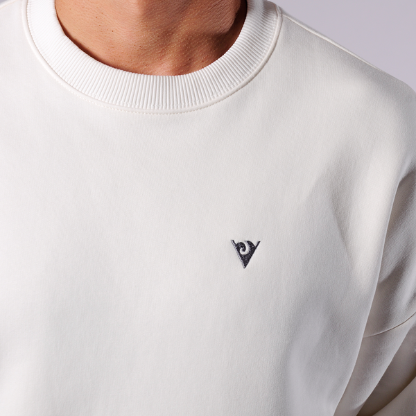 Oversized DS Embroidered Logo Sweatshirt