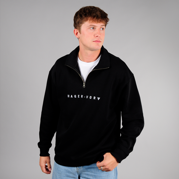 Classic Embroidered 1/4 Zip Sweatshirt