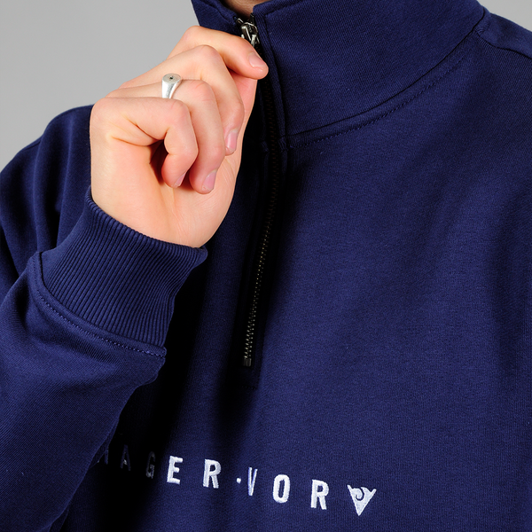 Classic Embroidered 1/4 Zip Sweatshirt