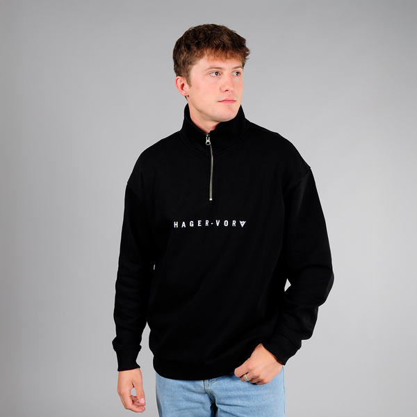 Classic Embroidered 1/4 Zip Sweatshirt