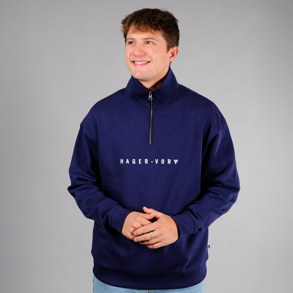 Classic Embroidered 1/4 Zip Sweatshirt