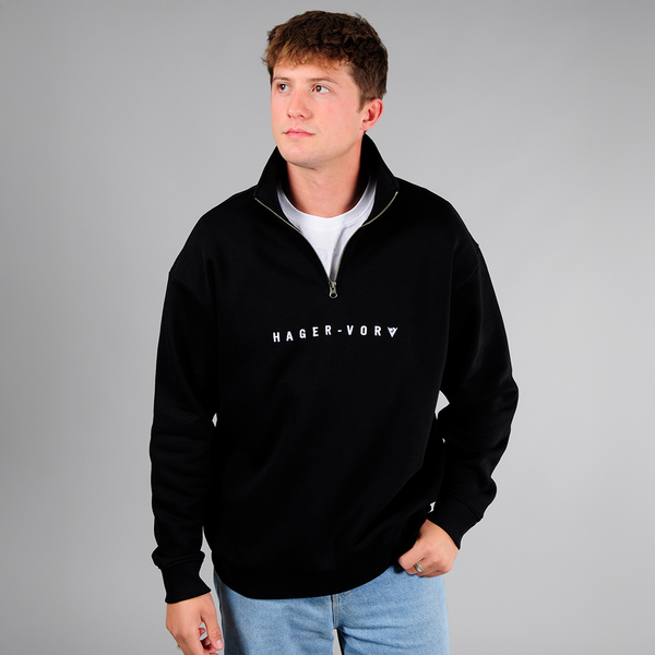 Classic Embroidered 1/4 Zip Sweatshirt