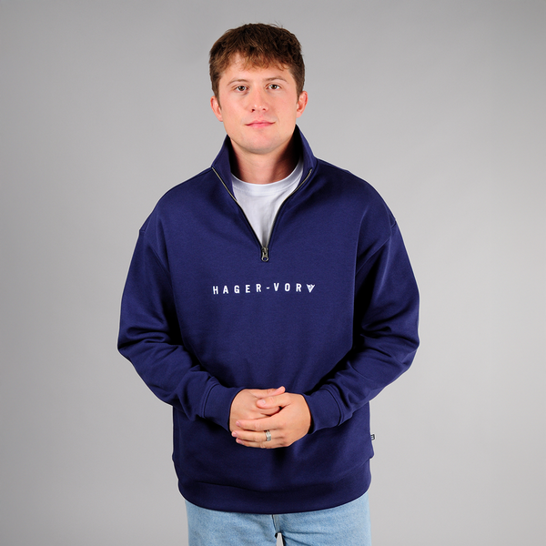 Classic Embroidered 1/4 Zip Sweatshirt