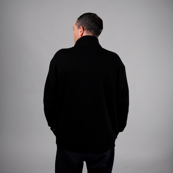 Embroidered Logo 1/4 Zip Sweatshirt