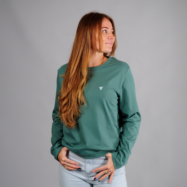 Embroidered Logo Long Sleeved T-Shirt