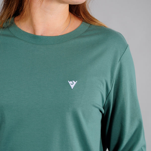 Embroidered Logo Long Sleeved T-Shirt