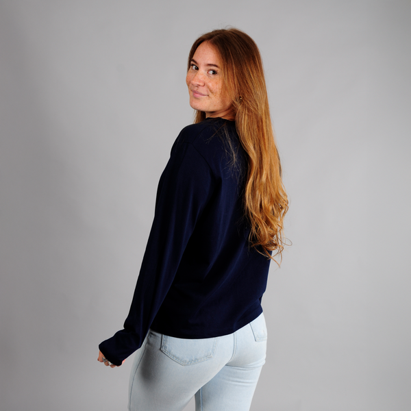 Embroidered Logo Long Sleeved T-Shirt