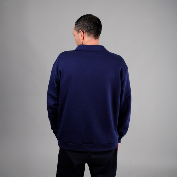 Embroidered Logo 1/4 Zip Sweatshirt