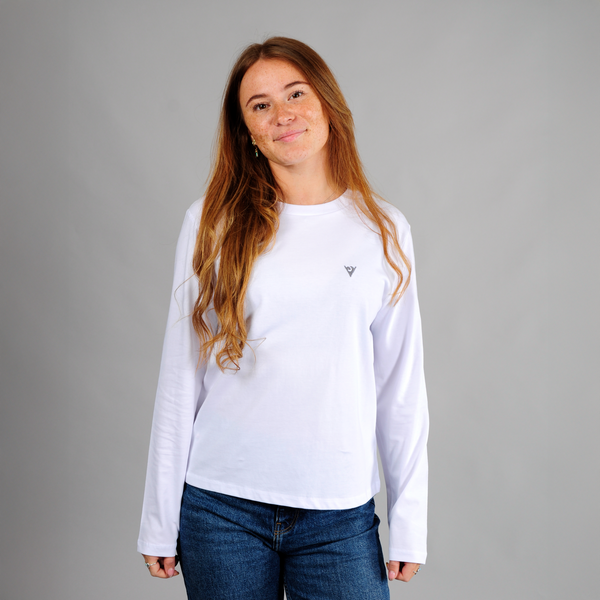 Embroidered Logo Long Sleeved T-Shirt