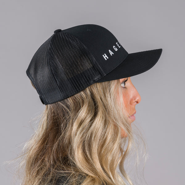 Embroidered Trucker Snapback Cap