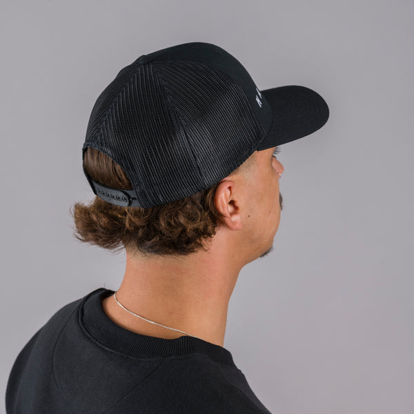 Embroidered Trucker Snapback Cap