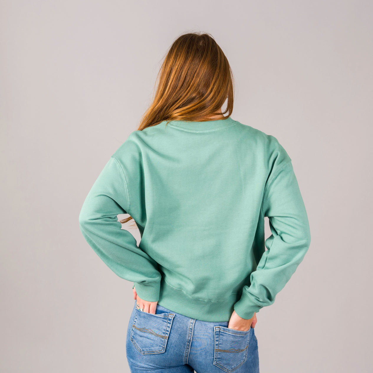 Leopard Print Dropped Shoulder Sweatshirt