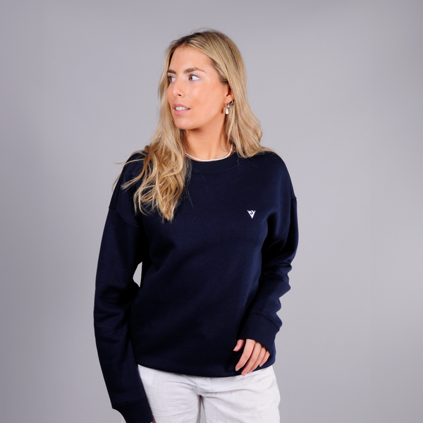 Oversized DS Embroidered Logo Sweatshirt