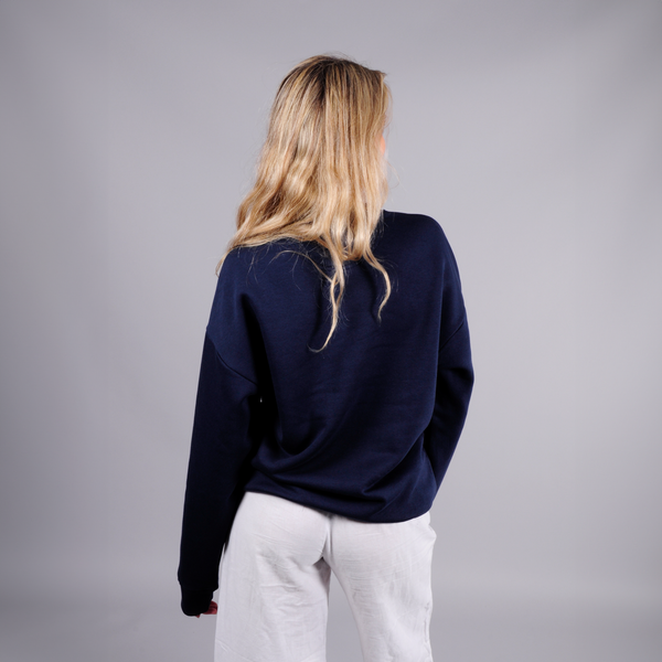 Oversized DS Embroidered Logo Sweatshirt