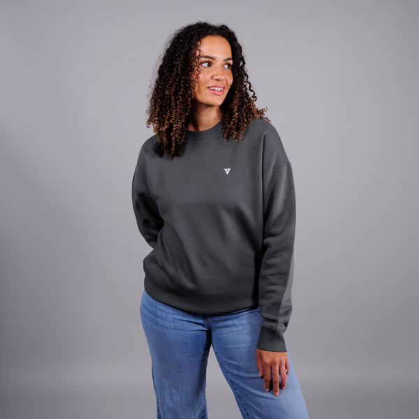 Oversized DS Embroidered Logo Sweatshirt