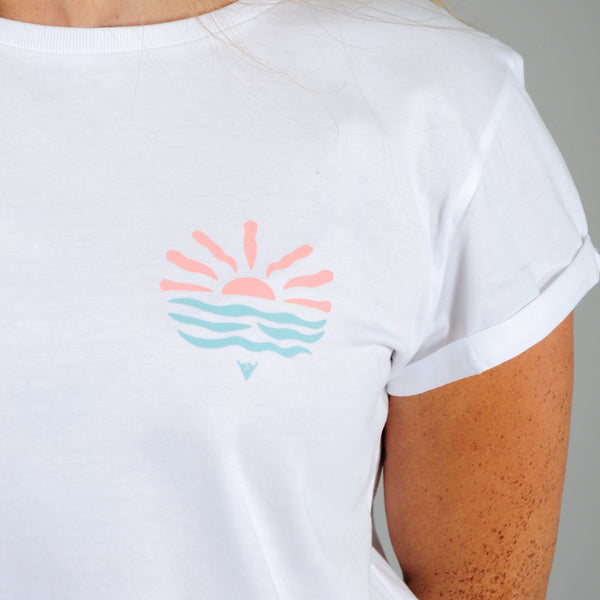 Sunset Rolled Sleeve T-Shirt